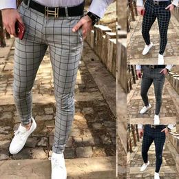 Men's Pants Four Seasons New Mens Trousers Korean Ultra Thin Casual Ankle Street Youth High Quality Formal Set Q240429