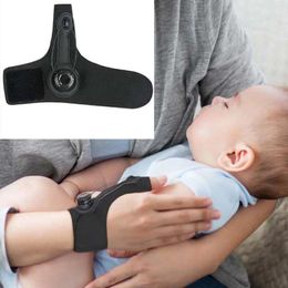 Wrist Support Compression Pain Thumb Protector Brace Immobilizer Sports Wristband Finger Black Hand Joint Relief