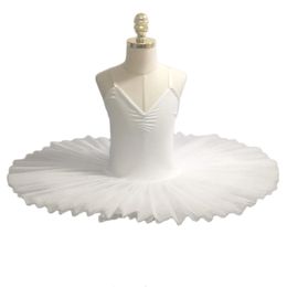 White Ballet Tutu Skirt Swan Lake Ballet Dress Childrens Performance Costume Kids Belly Dance Clothing Stage 240426