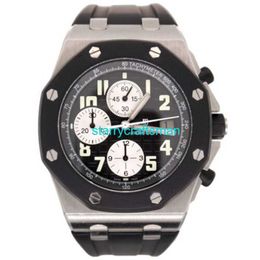 Luxury Watches APS factory Audemar Pigue Royal Oak Offshore 42mm stainless steel black dial watch 25940SK stJI