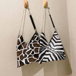 Bag Zebra Printed Shoulder Messenger Fashion Women Handbags Totes PU Leather Casual Simple Crossbody Bags Clutches Pouch