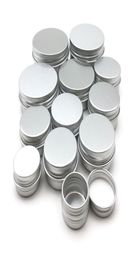 Aluminium Jar Tins 20ml 3920mm Screw Top Round Aluminumed Tin Cans Metal Storage Jars Containers With Screws Cap for Lip Balm Cont2496234