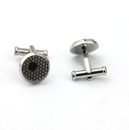 Cufflink For man stainless steel round shape frensh cufflinks plane pattern cufflink for men no have box3960650