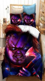 Bedding Sets CHUCKY 3D Printed Set Duvet Covers Pillow Cases Comforter Quilt Cover USEUAU Sizes9818290