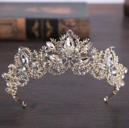 Celtic Style Bridal Crowns for Bride Vintage Crystal Hair Jewellery for Lady Pageant Tiaras for Wedding Accessories2717024