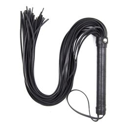 MaryXiong 69CM PU Leather Fetish Bondage Sex Whip Flogger Bdsm Sex Toy for Couples Spanking Paddle Sexy Policy Knout Adult Games T2390911