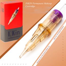 EZ INKIN PMU Cartridge Tattoo Needle 1RL Permanent Makeup Needles Eyebrow Eyeliner Lips Cartridge Tattoo Machine Pen 240415