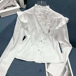 Luxury womens shirt designer blouses fashion long sleeve tops shirts short cardigan coat Shirt