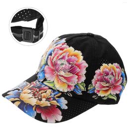 Ball Caps Quick Dry Baseball Cap Running Girls Peaked For Men Sun Flower Hats Chinese Style