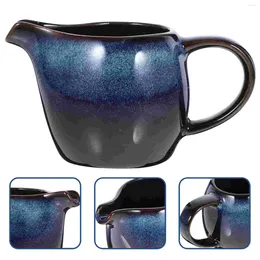 Dinnerware Sets Ceramic Milk Cup Espresso Cups Coffee Creamer Dispenser Syrup Pitcher Liquid Pointed Mouth