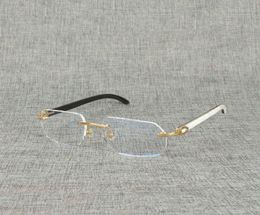 sunglasses Natural Wood Square Bright Buffalo Horn Oversize Random Frame for Men Read Optical Oval Eye Glass4433495
