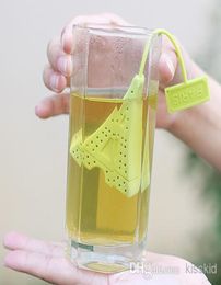 Eiffel Tower Silicone Loose Tea Strainer Herbal Spice Infuser Tea Leaf Filter Spoon Diffuser Green Orange pink7471786