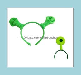 Party Decoration Event Supplies Festive Home Garden Halloween Children Adt Show Hair Hoop Shrek Hairpin Ears Headband Head Circle 3967224