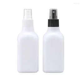 Storage Bottles Mist Spray Bottle White Square Disinfect Water 200ML 10pcs Toner Liquid Container Plastic Perfume