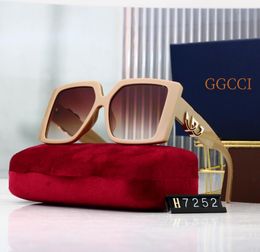 Designer sunglasses men GGGCC Luxury sunglasses for women Classic Large Frame Square Oversized Glasses colourful sugar higher curlywigs donkey colours south June