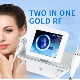 Slimming Machine Fractional Rf Microneedle Machines Gold Rf Microneedling Therapy Skin Tightening Wrinkles Reduction Cold Hammer