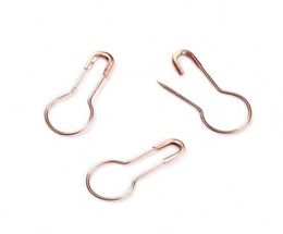 Bulb Safety Pins Package of 1000 Rose Gold Colorfashion pear shaped safety pin steel made 4238689