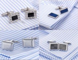 Shirt Cufflink For Mens Enamel Retro Jewellery Cuff Link Male Button Luxury Wedding French Shirt Cuffs Gifts Whole9032285