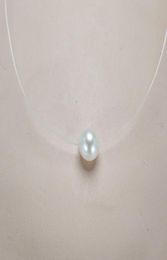 Summer Styles Truly Pearl Necklace for Women S925 Sterling Silver Necklace 89mm White Pearl Pendant Wedding Christmas Gift9875540