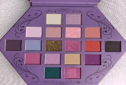 Newest J Star 18colors Blood Lust Eye shadow Shimmer and Matte Puple Palette Eyeshadow Cosmetic Artistry Palette7839242