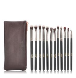 12pcs Rose Gold Make Up Brush Eyeshadow Makeup Brushes Set Concealer Eye Shadow Blending Eyeliner Dtail pincel maquiagem7725301