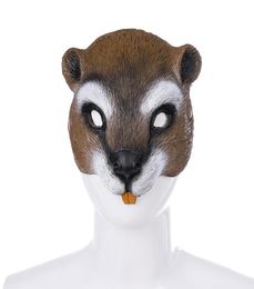 Halloween Easter Costume Party Mask Squirrel Face Masks Cosplay Masquerade for Adults Men Women PU Masque HNA170126891308