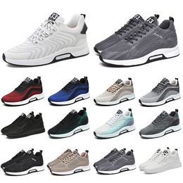 GAI men running shoes fashion sneakers black khaki dark grey white red blue sand mens breathable trainers sports tennis free shipping