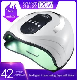 2020 New Professional UV Nail Lamp with Handle LED Nail polish Dryer Gel Lacquer Curing Light Art Tool7483343