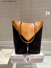 High end Designer bags for women Loeiwe puzle series New Bag Women Combination Colour Handbag Light Luxury Fashion Shoulder Bag Geometric Tote 1:1 with real logo and box