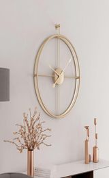 55cm Large Silent Wall Clock Modern Design Clocks For Home Decor Office European Style Hanging Wall Watch Clocks 2103094024180