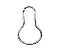 metal Hook Bathroom Curtain Hook Shower Curtain Accessories Bathroom Rod Ring Metal Clip4020869