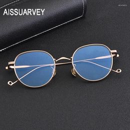 Sunglasses Frames Fashion Titanium Round Eye Glasses For Men Women Vintage Circle Eyeglasses Frame Retro Clear Lens Optical