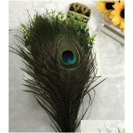 Party Decoration Natural Peacock Feather 23-30Cm Diy Clothing Plumage Crafts G1094 Drop Delivery Home Garden Festive Supplies Event Dhnhi