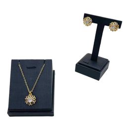 2022 new strings line new style temperament fashion goldplated KS micro set zircon playful lovely Earring Necklace Set Y1277314912