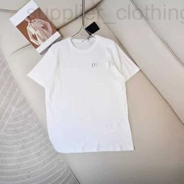 Women's T-Shirt designer Spring/Summer New Pra Leisure Sports Style Pure Cotton Letter Printing Solid Colour Round Neck Micro Elastic Short Sleeve T-shirt 05VE