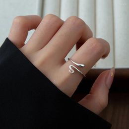 Cluster Rings Korean Fashion Metal Small Snake For Women Opening Adjustable Index Finger Ring Retro Ladies Jewellery Party Bar Night Club