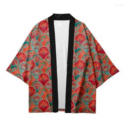 Ethnic Clothing 2024 Classic Design 3D Men's/women's Harajuku Kimono Beach Cardigan Top Yukata Men's Haori