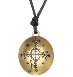 Vintage Papa Simbi Voodoo Loa Veve Pendant Wicca Pagan Amulet Necklace Ajustable Jewelry2993139