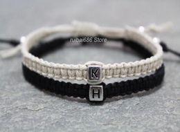 Custom Name BraceletCouples Bracelet His Hers Handmade Lovers Bracelet Boyfriend girlfriend jewelry4739094