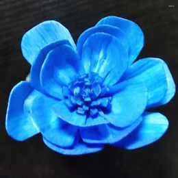 Decorative Flowers Wholesale Design And High Quality Dyed Sola Flower (Dia.8cm) For Air Freshener Decoration