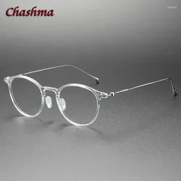 Sunglasses Frames Chashma Men Titanium Glasses Frame TR 90 Women Ultra Light Eyewear For RX Crystal Teens Gafas Top Quality Spectacles Male