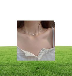 Arrived 925 Sterling Silver Sparkling Choker Bead Necklace Clavicle Chain Wedding Gift Women Fine Jewellery 2207199023353