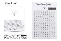Seashine Drop 6D short stem pre fans eye lashes russian volume individual false eyelash extension manufacturer2126779