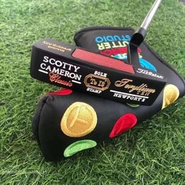 Sole Stamp Newport 2 Black Golf Putter Designer Special Newport2 Lucky Four Leaf Clover Men's Golf Clubs Contact Us To View Pictures With Logo 730