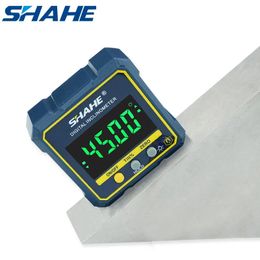 SHAHE Digital Angle Gauge Magnetic Protractor Inclinometer Level Angle Finder Angle Cube Level Box with Magnes and Backlight 240429