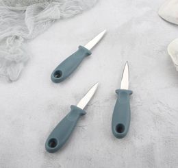 Whole Kitchen Accessories Stainless Steel Oyster Knife Plastic Handle Oyster Shucking Shell Knife Kitchen Seafood Food Tool DB5816275