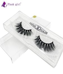 Whole Flash girl W series 20 models 5D Mink Eyelashes 1 pair natural false eyelashes Full Strip Eye Lashes Thick false Eyelash6391728