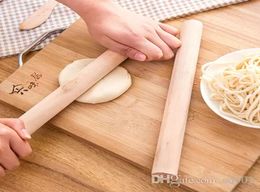 Natural Wooden Rolling Pin Fondant Cake Decoration Kitchen Tool Durable Non Stick Dough Roller High Quality 0 74bx B3023956