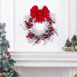 Decorative Flowers Christmas Similation Wreath Holiday Art Festival Theme Multifunctional Party Year Decor Props