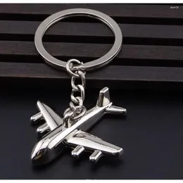 Keychains For Men Car Bag KeyRing Air Plane Model Fighter Toy Aircrafe Travel Fashion Gift